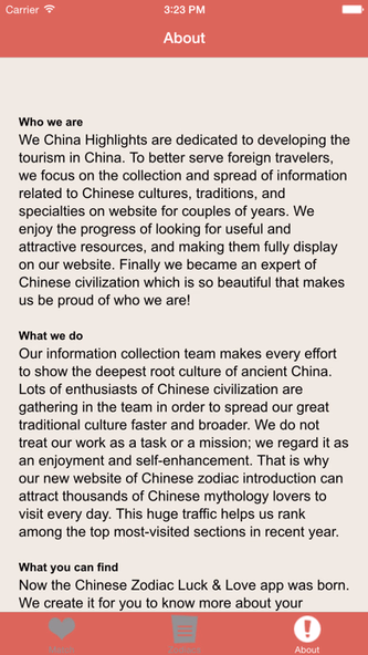 Chinese Zodiac Luck & Love Screenshot 3 - AppWisp.com Chinese Zodiac Luck & Love Screenshot 3 - AppWisp.com