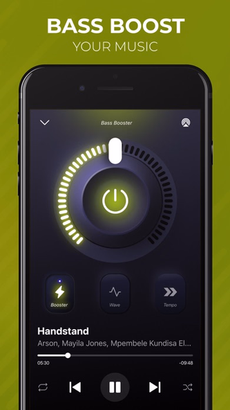 Bass Booster Volume Power Amp Screenshot 1 - AppWisp.com Bass Booster Volume Power Amp Screenshot 1 - AppWisp.com