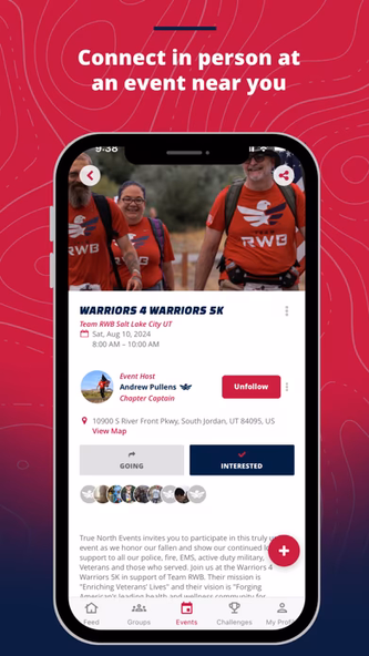 Team RWB Screenshot 2 - AppWisp.com Team RWB Screenshot 2 - AppWisp.com