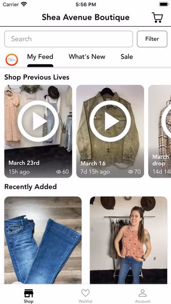 Shea Avenue Boutique Screenshot 2 - AppWisp.com Shea Avenue Boutique Screenshot 2 - AppWisp.com