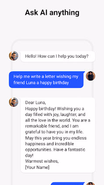 AI Chatting - AI Chatbot Screenshot 1 - AppWisp.com AI Chatting - AI Chatbot Screenshot 1 - AppWisp.com