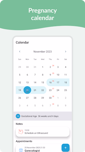 Pregnancy Tracker & Day by Day Screenshot 2 - AppWisp.com Pregnancy Tracker & Day by Day Screenshot 2 - AppWisp.com