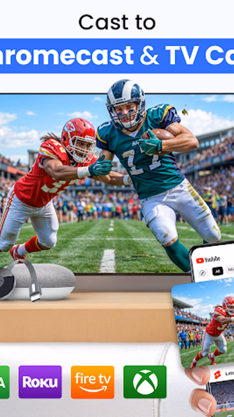 Cast for Chromecast & TV Cast Screenshot 1 - AppWisp.com Cast for Chromecast & TV Cast Screenshot 1 - AppWisp.com