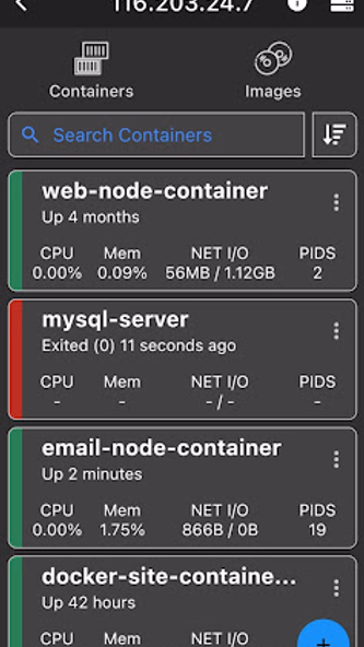Docker Management Lite Screenshot 2 - AppWisp.com Docker Management Lite Screenshot 2 - AppWisp.com