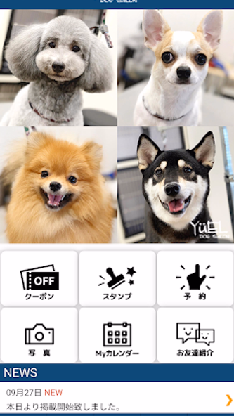 DogSalon YuEL 公式アプリ Screenshot 2 - AppWisp.com DogSalon YuEL 公式アプリ Screenshot 2 - AppWisp.com