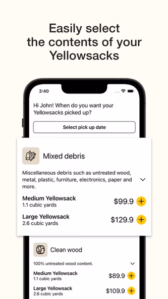 Yellowsack Screenshot 1 - AppWisp.com Yellowsack Screenshot 1 - AppWisp.com