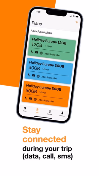 Orange Travel - World eSIMs Screenshot 2 - AppWisp.com Orange Travel - World eSIMs Screenshot 2 - AppWisp.com