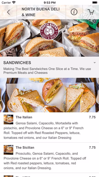 NORTH BUENA DELI & WINE Screenshot 3 - AppWisp.com NORTH BUENA DELI & WINE Screenshot 3 - AppWisp.com