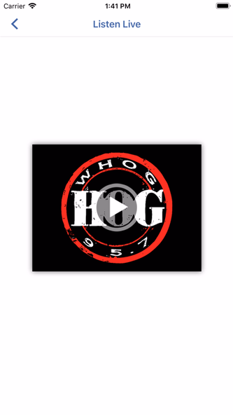 WHOG 95.7FM - The Hog Screenshot 2 - AppWisp.com WHOG 95.7FM - The Hog Screenshot 2 - AppWisp.com