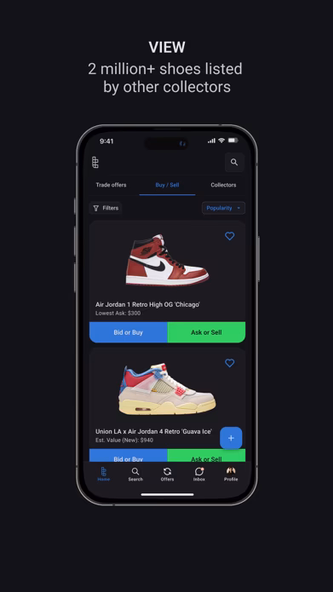 Tradeblock - Sneaker Trading Screenshot 3 - AppWisp.com Tradeblock - Sneaker Trading Screenshot 3 - AppWisp.com