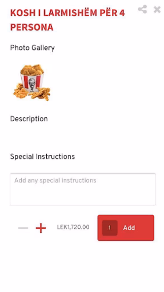 KFC Albania Screenshot 4 - AppWisp.com KFC Albania Screenshot 4 - AppWisp.com