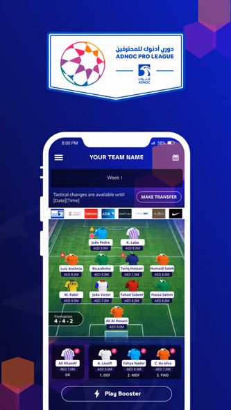 ADNOC PRO LEAGUE Fantasy Screenshot 4 - AppWisp.com ADNOC PRO LEAGUE Fantasy Screenshot 4 - AppWisp.com