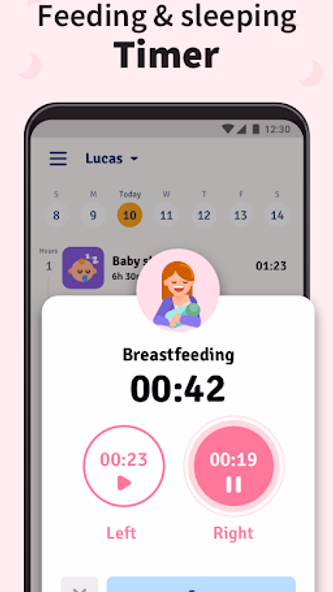 Baby Tracker - Breastfeeding Screenshot 2 - AppWisp.com Baby Tracker - Breastfeeding Screenshot 2 - AppWisp.com