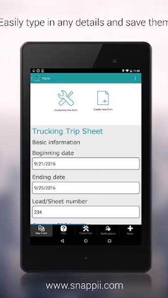 Trucking trip sheet Screenshot 2 - AppWisp.com Trucking trip sheet Screenshot 2 - AppWisp.com