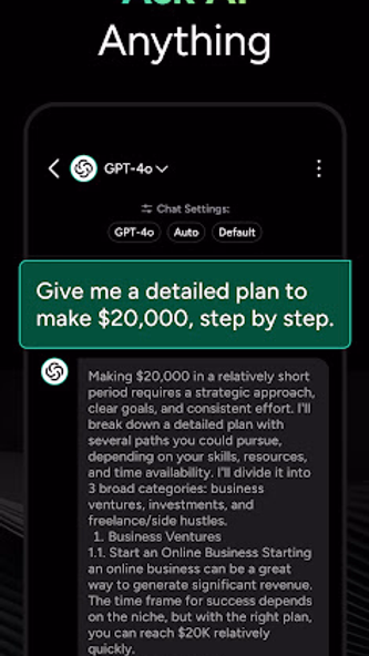 GPT Chatbot AI - Genie Screenshot 1 - AppWisp.com GPT Chatbot AI - Genie Screenshot 1 - AppWisp.com
