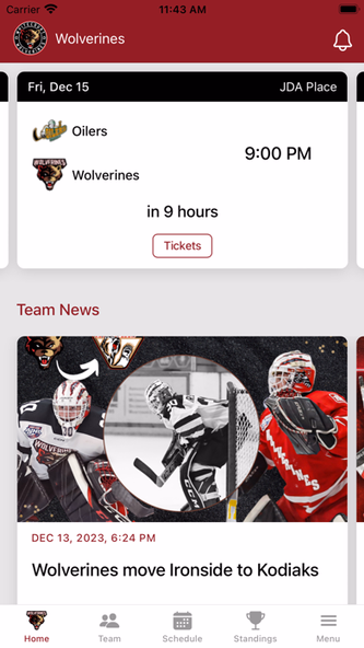 Whitecourt Wolverines Screenshot 1 - AppWisp.com Whitecourt Wolverines Screenshot 1 - AppWisp.com