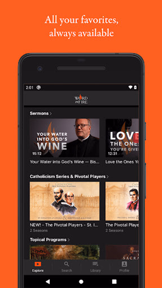 Word on Fire Digital Screenshot 3 - AppWisp.com Word on Fire Digital Screenshot 3 - AppWisp.com