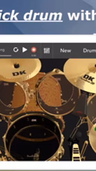 DrumKnee 3D Drums - Drum set Screenshot 1 - AppWisp.com DrumKnee 3D Drums - Drum set Screenshot 1 - AppWisp.com