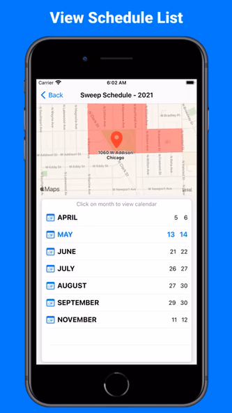 Chicago Sweep Tracker Screenshot 4 - AppWisp.com Chicago Sweep Tracker Screenshot 4 - AppWisp.com