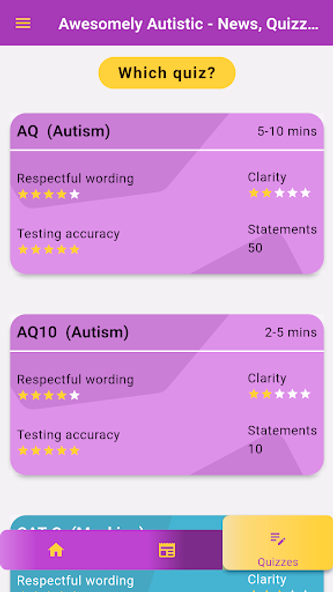 Awesomely Autistic Test Screenshot 2 - AppWisp.com Awesomely Autistic Test Screenshot 2 - AppWisp.com