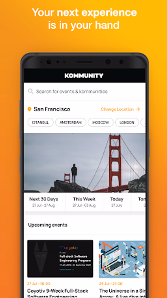 Kommunity: Explore Events Screenshot 2 - AppWisp.com Kommunity: Explore Events Screenshot 2 - AppWisp.com