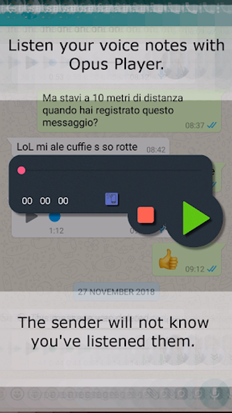 Opus Player - WhatsApp Audio Screenshot 2 - AppWisp.com Opus Player - WhatsApp Audio Screenshot 2 - AppWisp.com