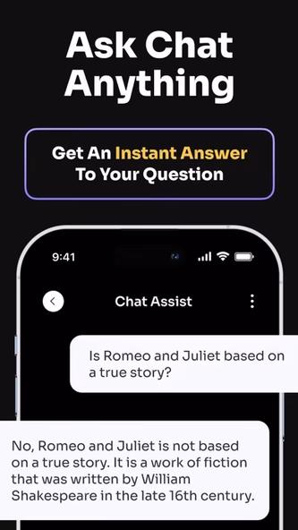 ChatAssist: Ask AI Chat Bot Screenshot 2 - AppWisp.com ChatAssist: Ask AI Chat Bot Screenshot 2 - AppWisp.com