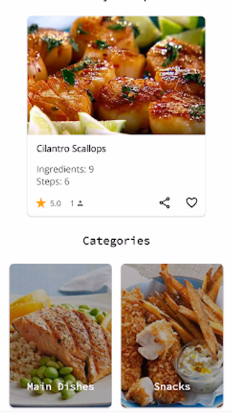 Fish Recipes Screenshot 1 - AppWisp.com Fish Recipes Screenshot 1 - AppWisp.com