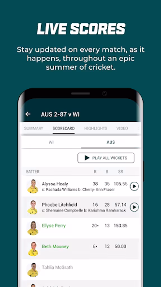 Cricket Australia Live Screenshot 4 - AppWisp.com Cricket Australia Live Screenshot 4 - AppWisp.com