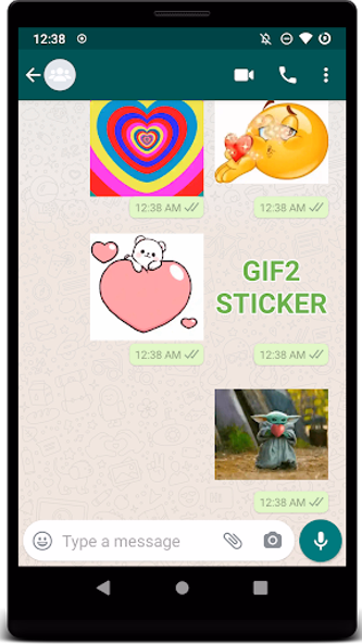GIF2Sticker Animated Stickers Screenshot 3 - AppWisp.com GIF2Sticker Animated Stickers Screenshot 3 - AppWisp.com