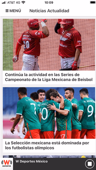W Deportes México Screenshot 3 - AppWisp.com W Deportes México Screenshot 3 - AppWisp.com