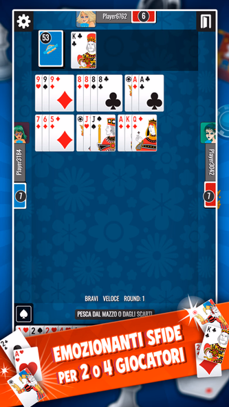 Scala 40 Più - Card Games Screenshot 3 - AppWisp.com Scala 40 Più - Card Games Screenshot 3 - AppWisp.com