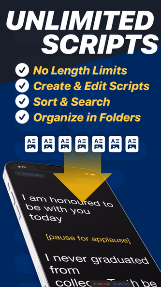 Teleprompter Screenshot 4 - AppWisp.com Teleprompter Screenshot 4 - AppWisp.com