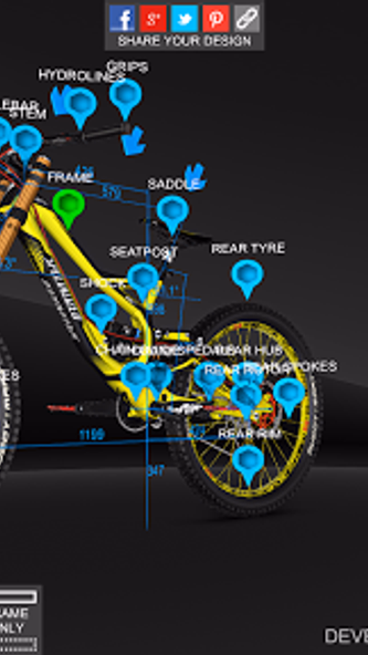 Bike 3D Configurator Screenshot 1 - AppWisp.com Bike 3D Configurator Screenshot 1 - AppWisp.com