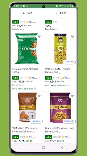 Dry Fruits Online Shopping App Screenshot 4 - AppWisp.com Dry Fruits Online Shopping App Screenshot 4 - AppWisp.com