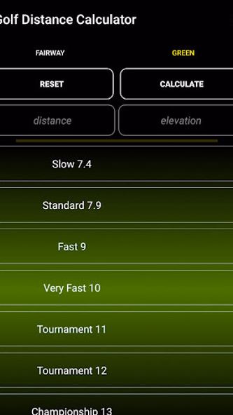 Golf Distance Calculator Screenshot 1 - AppWisp.com Golf Distance Calculator Screenshot 1 - AppWisp.com
