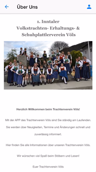 Trachtenverein Völs Screenshot 2 - AppWisp.com Trachtenverein Völs Screenshot 2 - AppWisp.com