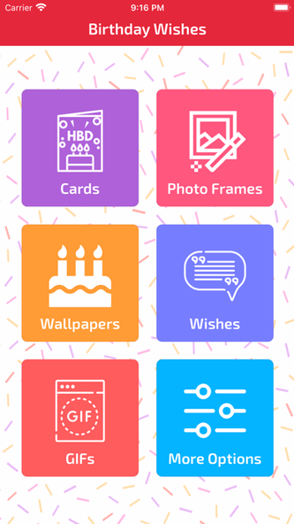 Birthday Wishes & Cards Screenshot 1 - AppWisp.com Birthday Wishes & Cards Screenshot 1 - AppWisp.com