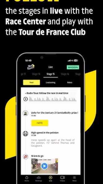 Tour de France by ŠKODA Screenshot 2 - AppWisp.com Tour de France by ŠKODA Screenshot 2 - AppWisp.com