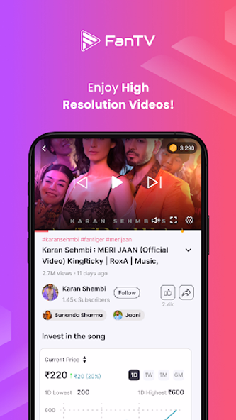 FanTV Trending Videos & Music Screenshot 4 - AppWisp.com FanTV Trending Videos & Music Screenshot 4 - AppWisp.com