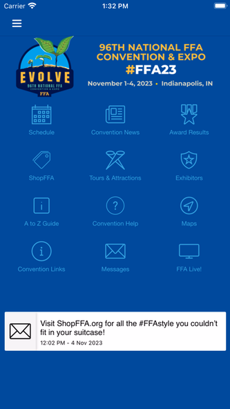 National FFA Events App Screenshot 1 - AppWisp.com National FFA Events App Screenshot 1 - AppWisp.com