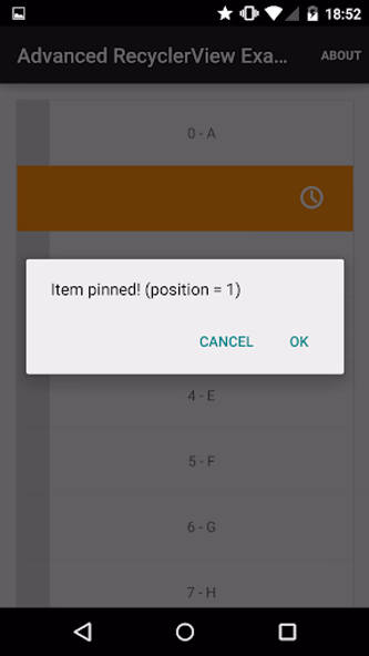 Advanced RecyclerView Examples Screenshot 3 - AppWisp.com Advanced RecyclerView Examples Screenshot 3 - AppWisp.com