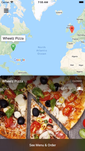 Wheelz Pizza Screenshot 2 - AppWisp.com Wheelz Pizza Screenshot 2 - AppWisp.com