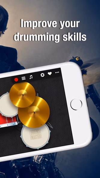Drums Master: Real Drum Kit Screenshot 2 - AppWisp.com Drums Master: Real Drum Kit Screenshot 2 - AppWisp.com