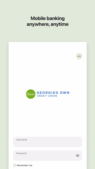 Georgia's Own Credit Union Screenshot 1 - AppWisp.com