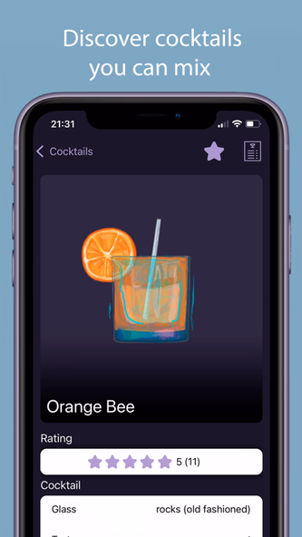 Cocktail Art - Bartender App Screenshot 2 - AppWisp.com Cocktail Art - Bartender App Screenshot 2 - AppWisp.com