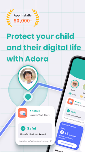 Adora - Parental Control Screenshot 1 - AppWisp.com Adora - Parental Control Screenshot 1 - AppWisp.com