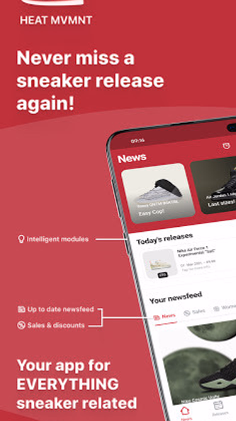 HEAT MVMNT - The Sneaker App Screenshot 1 - AppWisp.com HEAT MVMNT - The Sneaker App Screenshot 1 - AppWisp.com
