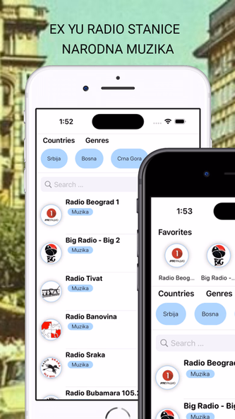 ExYu Radio Stanice - HR SRB BH Screenshot 1 - AppWisp.com ExYu Radio Stanice - HR SRB BH Screenshot 1 - AppWisp.com