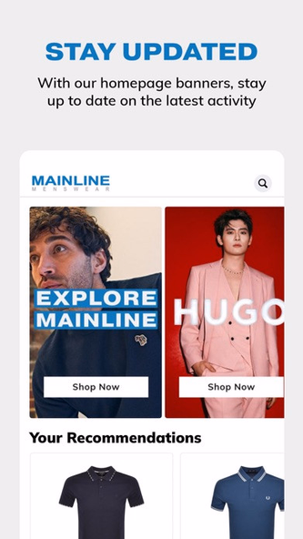 Mainline Menswear Screenshot 1 - AppWisp.com